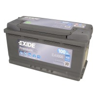 Exide Premium 12V 100Ah 900A, EA1000
